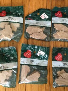 6 New Packs of Wooden Camel/Corn Craft Items By Lara's Crafts
